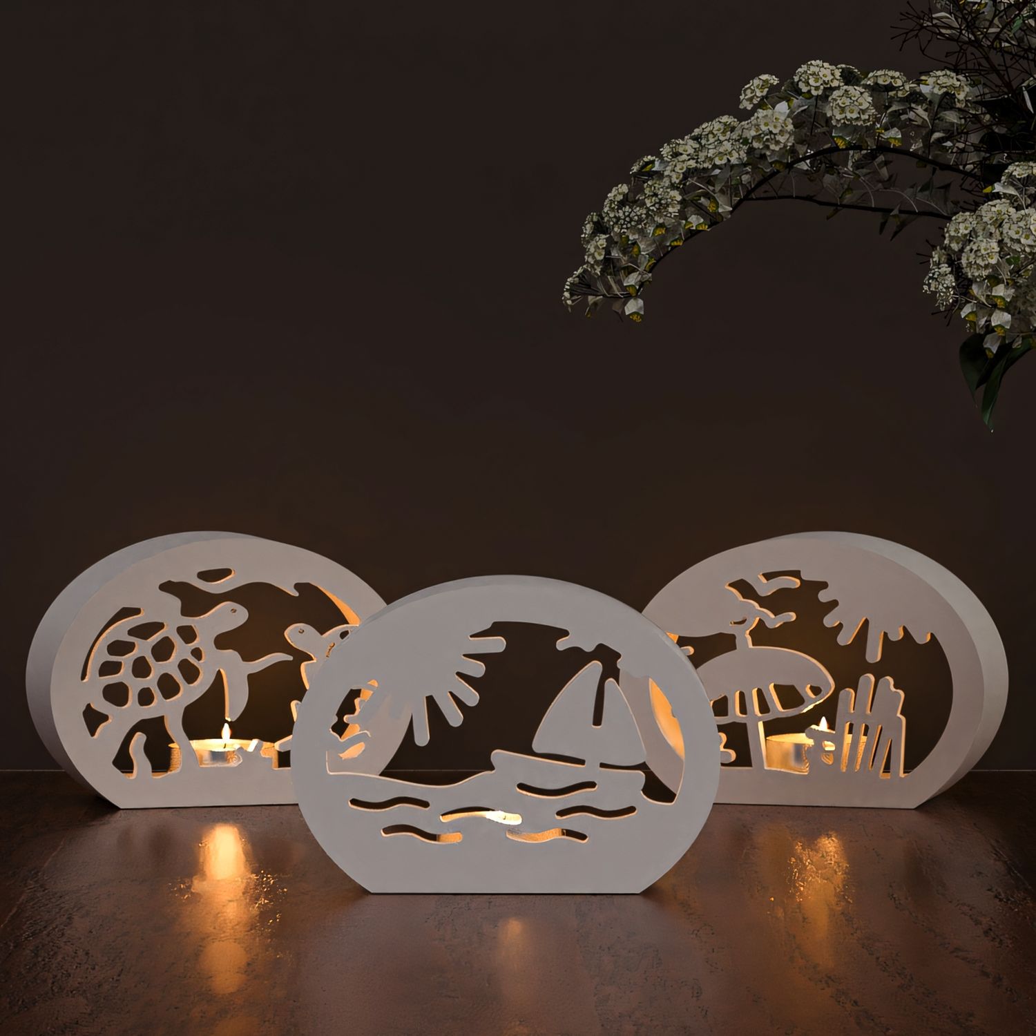 DIY 타원형 오션 속이 빈 캔들 홀더 실리콘 몰드 레 - Silicone Mold Ocean 리뷰 및 가격