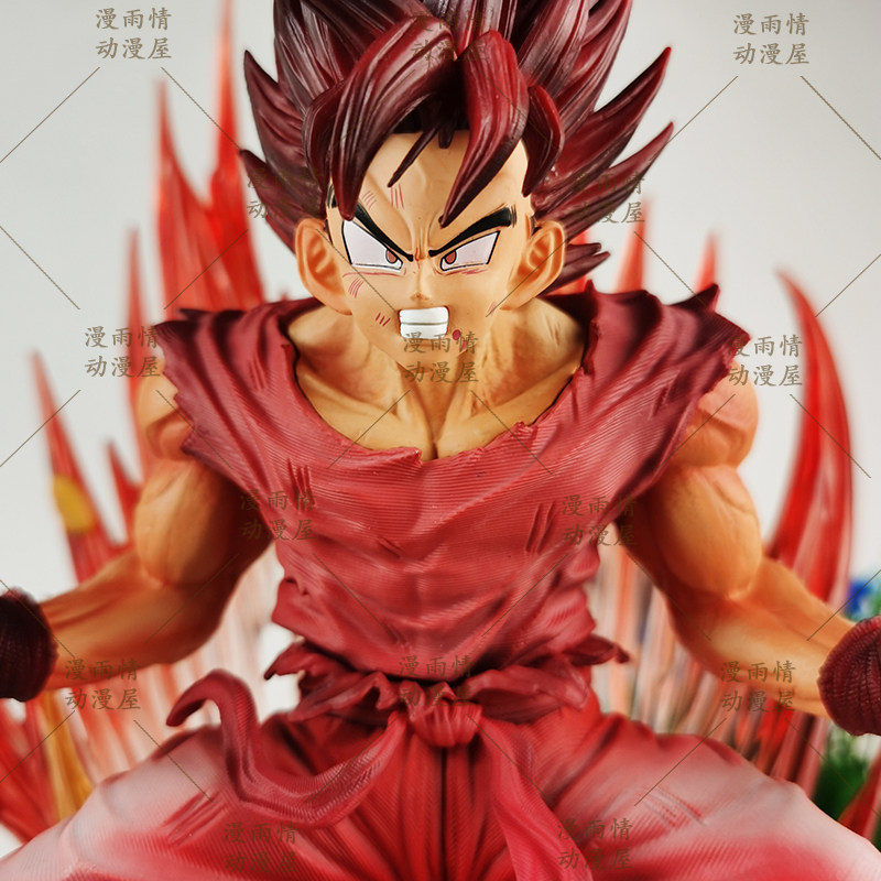 38cm 드래곤볼 GK 손오공 카이오크엔 피규어 레드  - Resin Art Goku 리뷰 및 가격