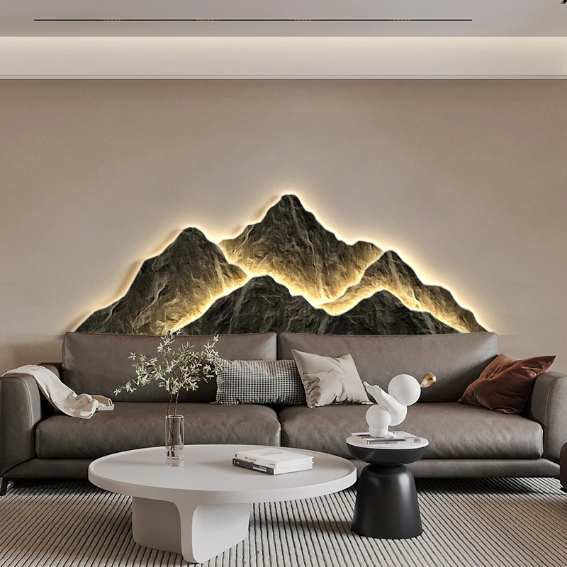 현대 거실 배경 벽 램프 산들 초승달 벽등 아트 프린트 - Background Resin Art 리뷰 및 가격