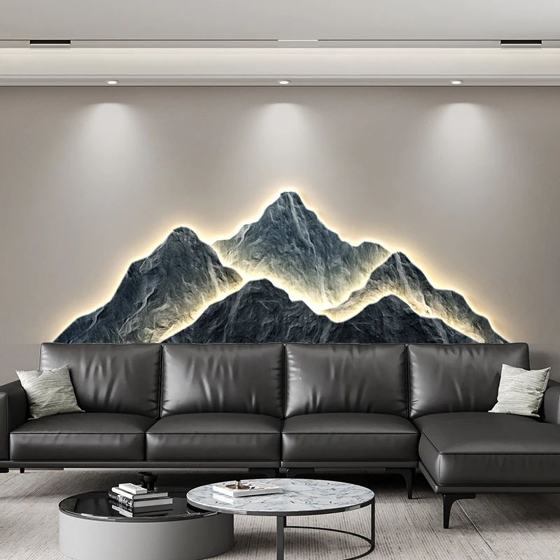 현대 거실 배경 벽 램프 산들 초승달 벽등 아트 프린트 - Background Resin Art 리뷰 및 가격