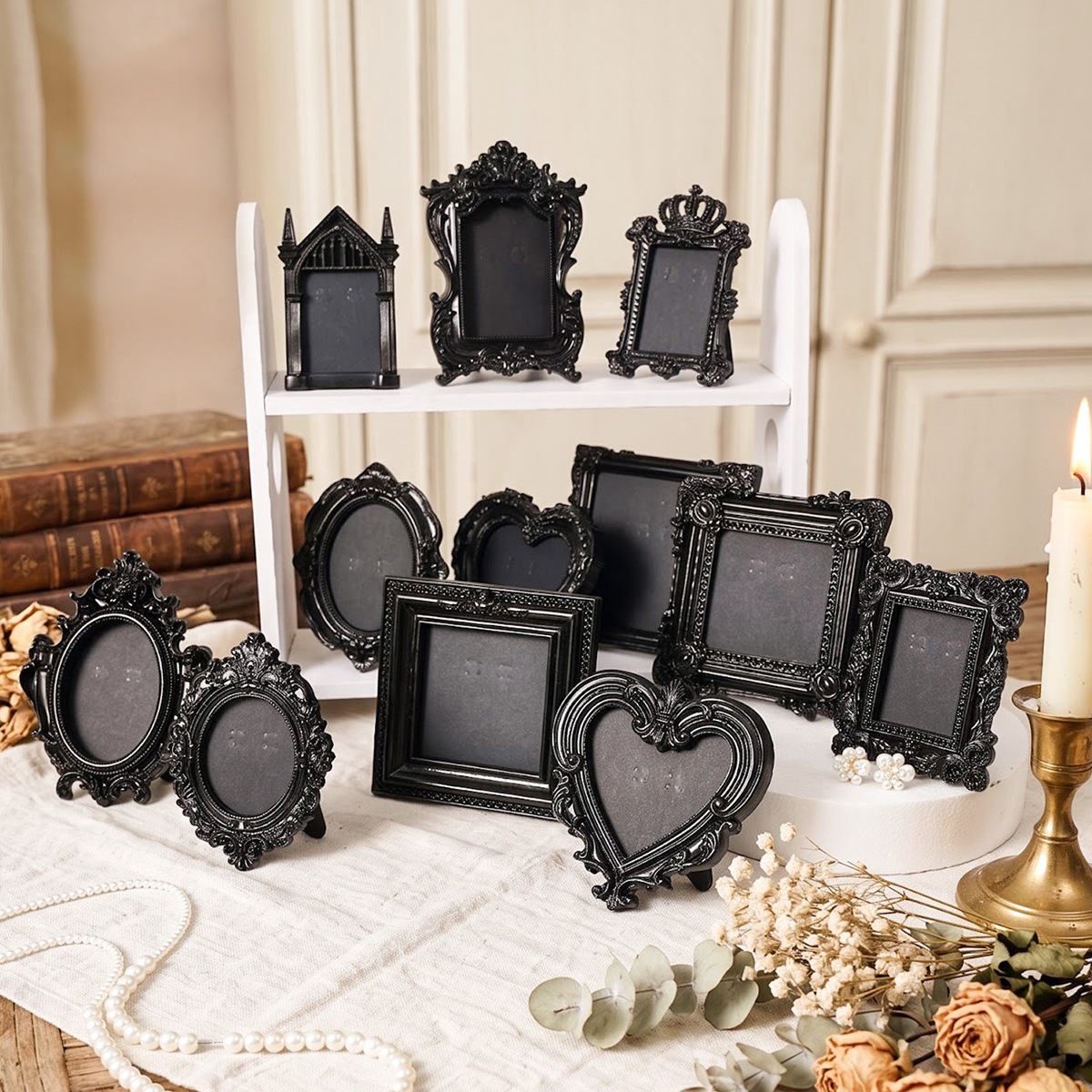 레트로 미니 사진 프레임 사진 소품 레진 메모리 디스플 - Resin Art Photo Frame 리뷰 및 가격