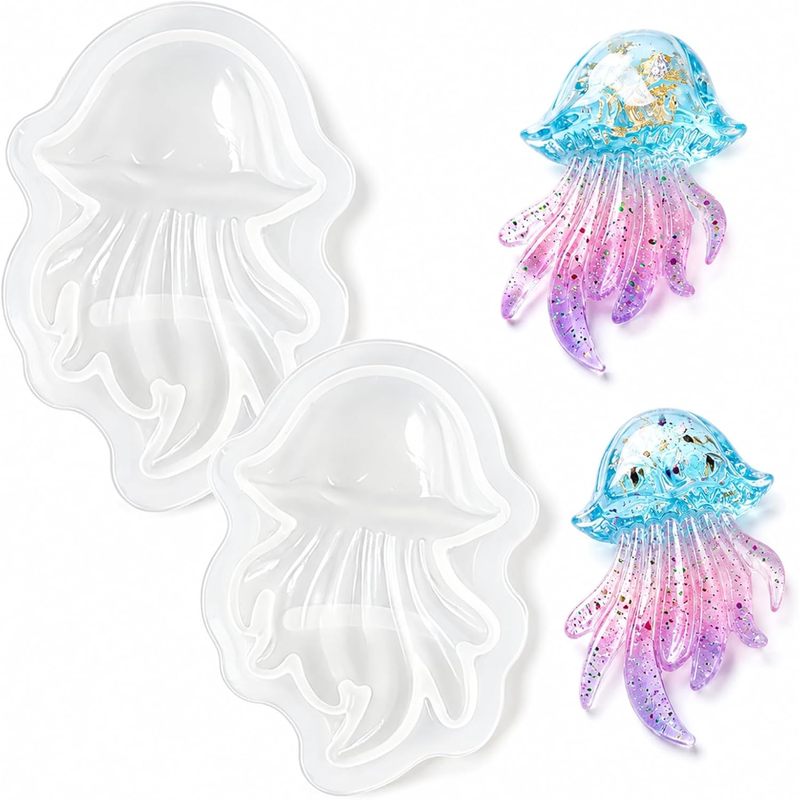 해파리 레진 몰드 2세트, 바다 실리콘 펜던트 몰드,  - Silicone Mold Ocean 리뷰 및 가격