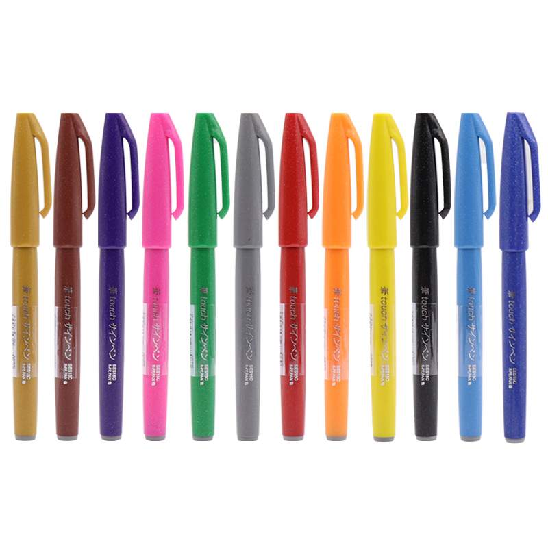 일본 펜텔 터치 브러시 퓨드 펜, 새로운 파스텔 및 일 - Pentel Pen Sign Pen 리뷰 및 가격