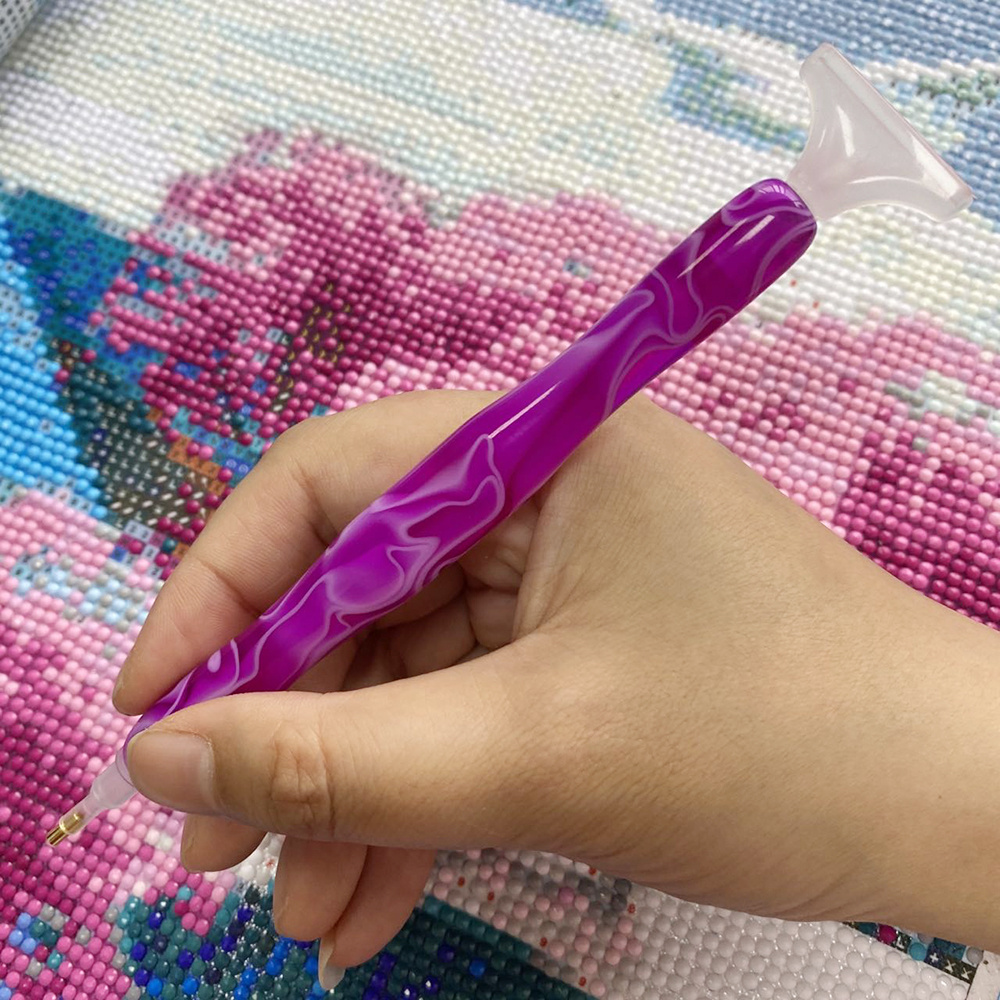컬러 레진 다이아몬드 페인팅 펜 (5개 교체 팁 포함) - Resin Art Canvas 리뷰 및 가격