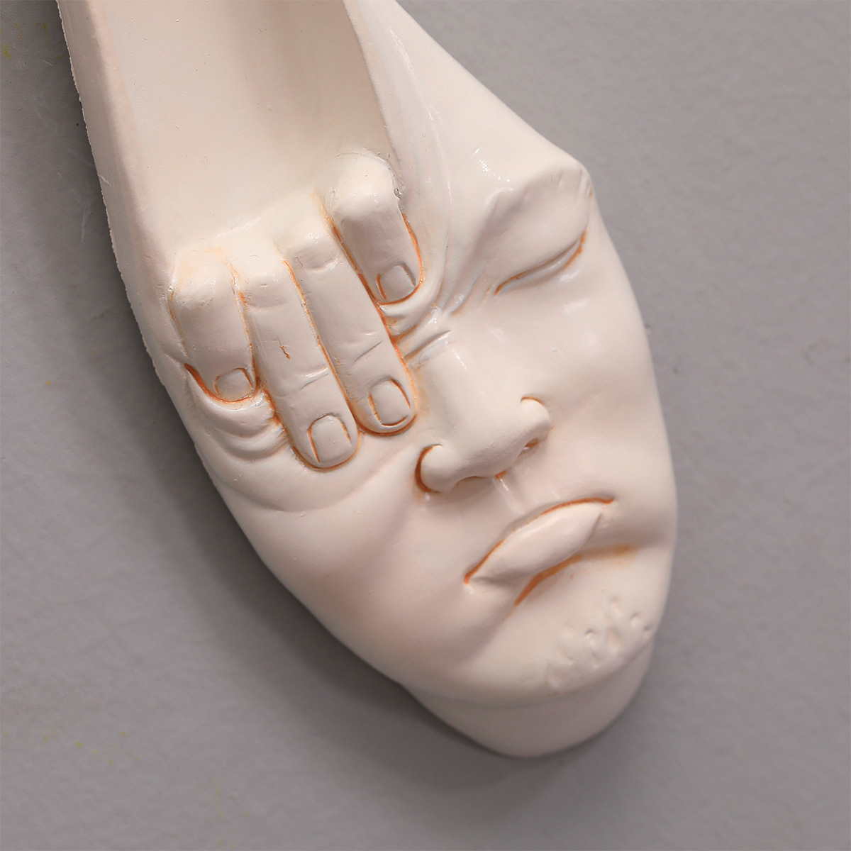 창의적인 추상 손가락 얼굴 아트 레진 공예 장식품, 북 - Background Resin Art 리뷰 및 가격